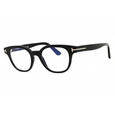 Tom Ford Unisex Black Round Eyeglass Frames Ft6130b
