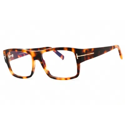 Tom Ford Unisex Brown Rectangular Eyeglass Frames Ft5941b