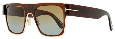 Tom Ford Unisex Edwin Sunglasses Tf1073 48f Brown/gold 54mm In Multi