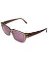 Tom Ford Ezra 54mm Rectangular Sunglasses In Purple