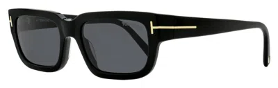 Tom Ford Unisex Ezra Sunglasses Tf1075 01a Black 54mm In Multi