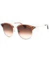 Tom Ford Unisex Ft0889-k 55mm Sunglasses In Brown