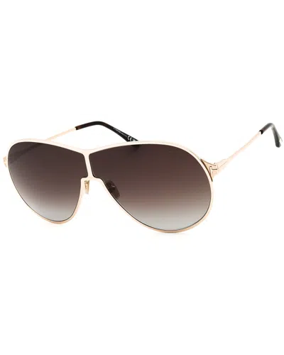 Tom Ford Unisex Ft1174 71mm Sunglasses In Brown