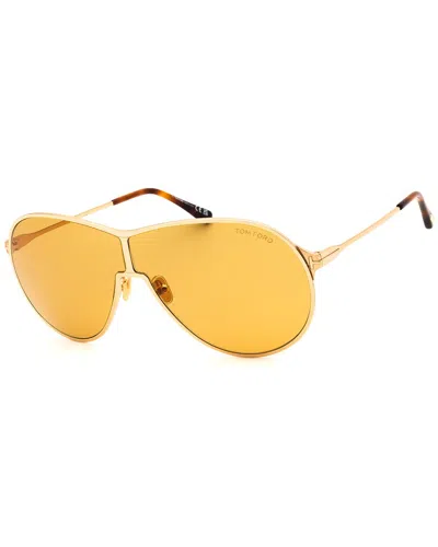 Tom Ford Unisex Ft1174 71mm Sunglasses In Yellow