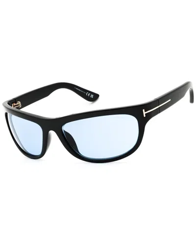 Tom Ford Unisex Ft1363 62mm Sunglasses In Black