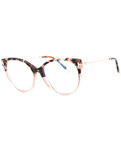 Tom Ford Unisex Ft5770-b 54mm Optical Frames In Neutral