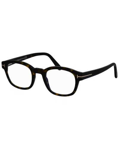 Tom Ford Unisex Ft5808-b 49mm Optical Frames In Black