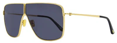 Tom Ford Unisex Huxley Sunglasses Tf1159 30a Gold/black 68mm In Multi