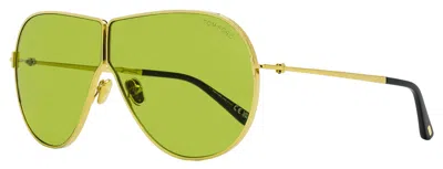 Tom Ford Unisex Keating Sunglasses Tf1158 30n Gold/black 71mm In Multi