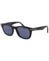 Tom Ford Eyewear Stephenson Square Frame Sunglasses In Black