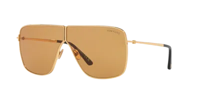 Tom Ford Unisex Sunglass Huxley In Brown