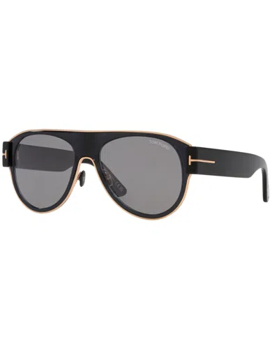 Tom Ford Unisex Sunglasses, Lyle-02 In Black Shiny