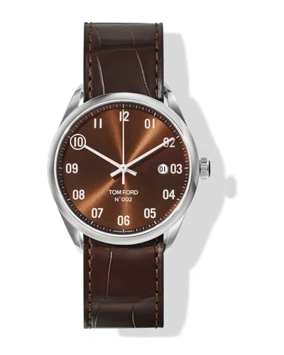 Tom Ford Unisex Watch In Brown