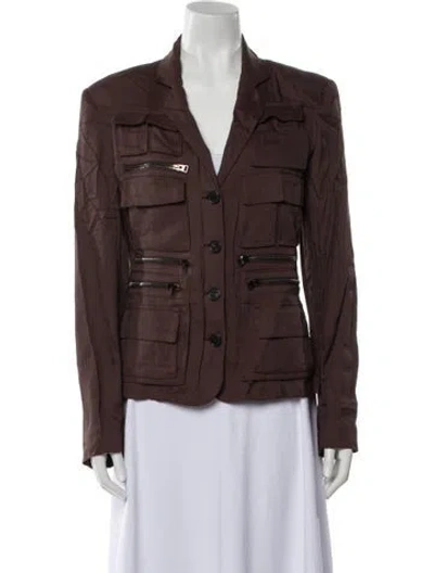 Pre-owned Tom Ford Utility Jacket In Brown