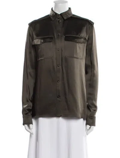 Pre-owned Tom Ford Utility Jacket In Green