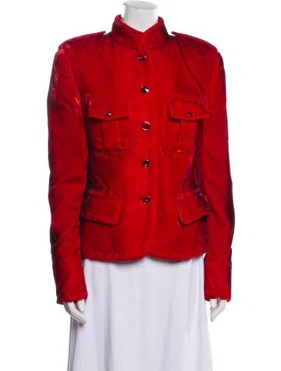 Pre-owned Tom Ford Utility Jacket In Red