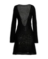 Tom Ford V-back Knitted Mini Dress In Black