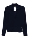 Tom Ford V-neck Cashmere-silk Blend Sweater In Blue