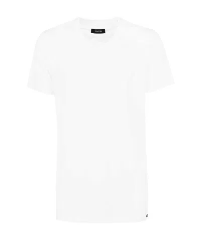 Tom Ford White Clothing T-shirts And Polos In Multi