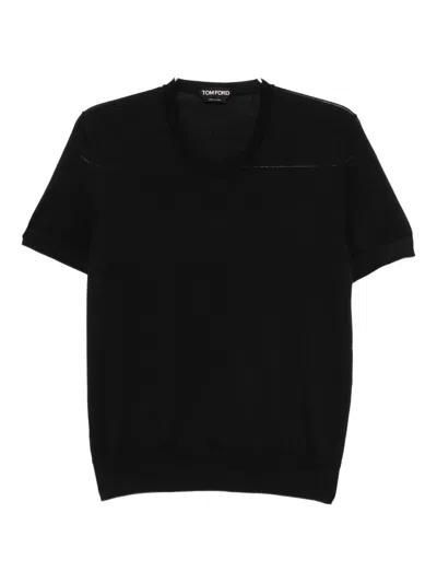 TOM FORD V-NECK KNITTED TEE