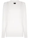 Tom Ford V-neck Long-sleeved Sweater In White