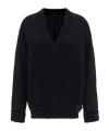 Tom Ford Loose-fit Pullover In Alpaca Blend In Black