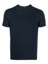 Tom Ford Cotton Jersey Crewneck T-shirt In Blue