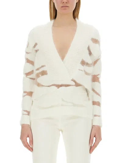 Tom Ford V-neck Sweater In Neutral