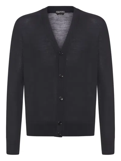 TOM FORD V-NECK WOOL CARDIGAN