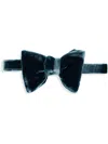 Tom Ford Velvet Bow Tie In Blue