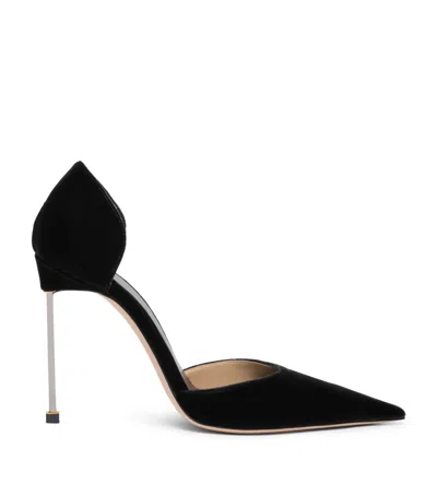 Tom Ford Velvet D'orsay Pumps 105 In Black
