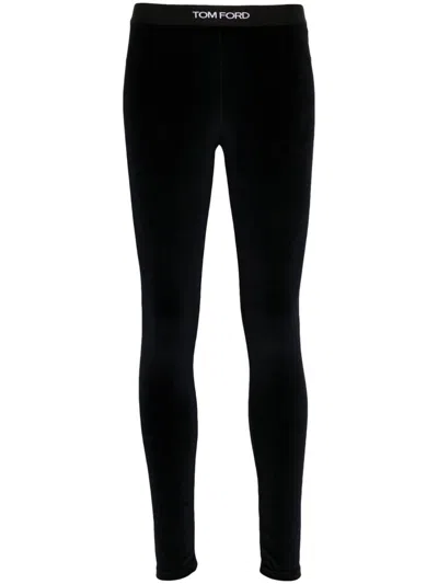 TOM FORD TOM FORD VELVET LEGGINGS