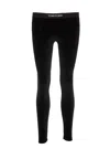 TOM FORD VELVET LOGO LEGGINGS