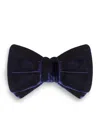 Tom Ford Velvet Pre-tied Bow Tie In Blue