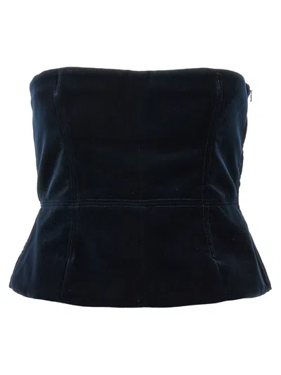 Tom Ford Velvet Top In Blue