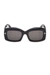 Tom Ford Venetia Sunglasses In Black