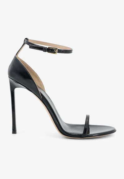 Tom Ford Vertigo 100 Patent Leather Sandals In Black