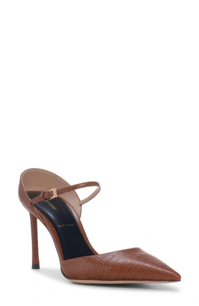 Tom Ford Vertigo Mary Jane Pumps In Brown