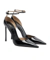 Tom Ford Patent Vertigo Heeled Sandals 105 In Black