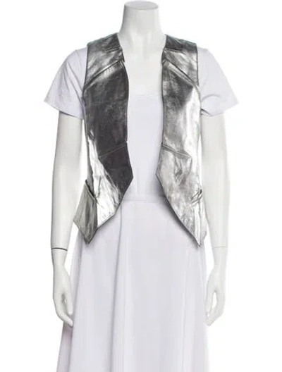 Pre-owned Tom Ford Vest In Silver