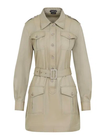 Tom Ford Vestido Corto - Verde Claro