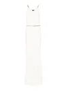 Tom Ford Belted Maxi Dress In White