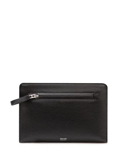 Tom Ford Victor Portfolio Briefcase In Black