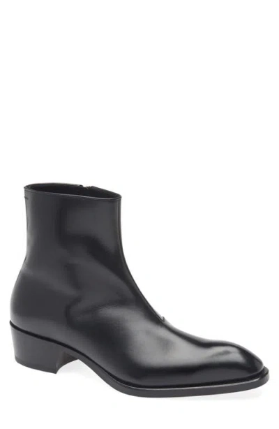 Tom Ford Vincent Leather Boot In Black