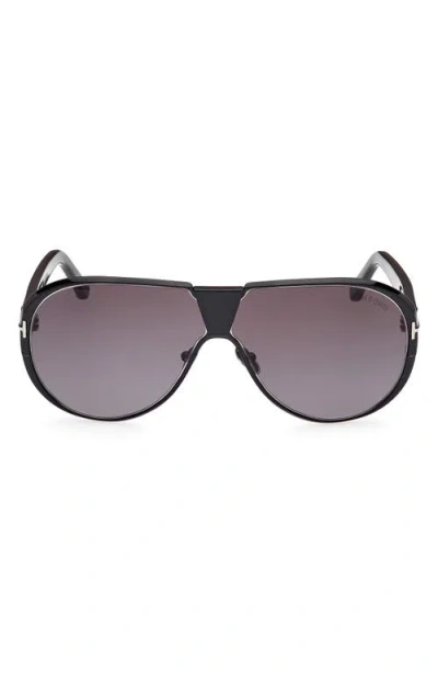 Tom Ford Vincenzo 64mm Pilot Sunglasses