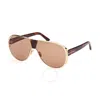 Tom Ford Men's Vicenzo Metal And Acetate Aviator Sunglasses