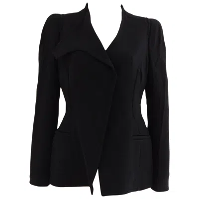 Pre-owned Tom Ford Vintage Black Cotton Jacket Size 44 Made In Italy Circa 1990s