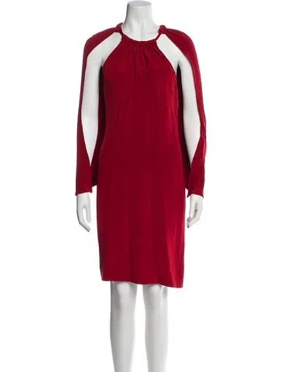 Pre-owned Tom Ford Vintage Knee-length Dress In Red