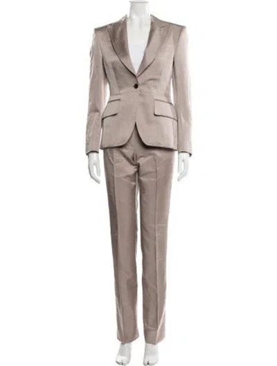 Pre-owned Tom Ford Vintage Pantsuit W/ Tags In Neutral
