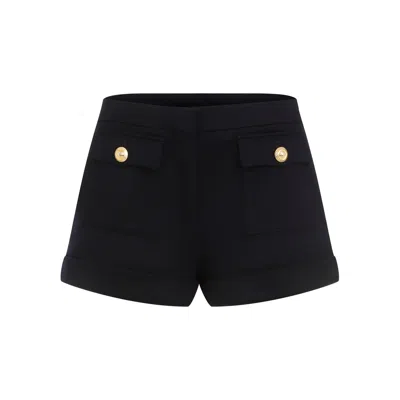 Tom Ford Virgin Wool Bermudas In Black